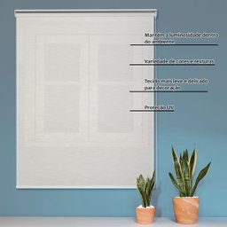 Persiana Rolo Translucido Standard 1,00 X 1,60 Branco - 7