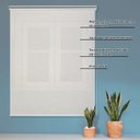 Ver imagem 7 de Persiana Rolo Translucido Standard 1,00 X 1,60 Branco