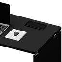 Ver imagem 6 de Mesa Escritório Plataforma 150cm 1 Cx de Tomada Pé Painel F5 Cor:preto