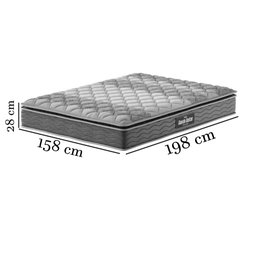 Colchão Queen Probel Guarda Costas Prointense Plus D33 28cmx1,98mx1,58m Cba Probel - 3