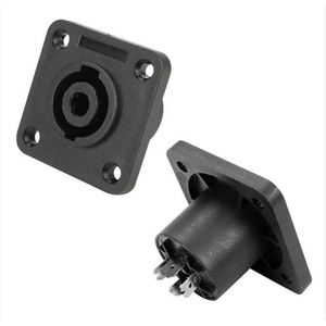 Jack Speakon Femea 8 Vias P/ Painel Quadrado - Emb -4 Pçs