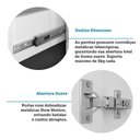 Ver imagem 7 de Cozinha Compacta 4 Pçs Tampo 200cm Slim Luciane Móveis Freijó-cinza Puro