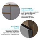 Ver imagem 6 de Cozinha Compacta 4 Pçs Tampo 200cm Slim Luciane Móveis Freijó-cinza Puro
