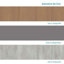 Ver mais imagens de Cozinha Compacta 4 Pçs Tampo 200cm Slim Luciane Móveis Freijó-cinza Puro