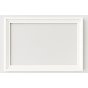 Moldura Filete Branca para Telas em Canvas 50x60 Cm