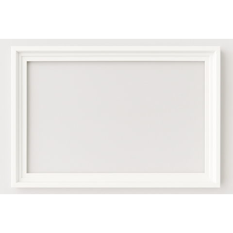 Moldura Filete Branca para Telas em Canvas 50x60 Cm