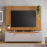 Home Conceito com Painel Ripado Tv até 65 Polegadas Cinamomo Off White - 2