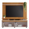 Home Conceito com Painel Ripado Tv até 65 Polegadas Cinamomo Off White - 3