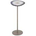 Ver imagem 1 de Mesa de Apoio Nala Pedra Natural Base Champagne 54cm - 67733