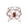 Luminária de Mesa Diamante em Alumínio Aramado Leveza e Luxo:rose Cobre - 1
