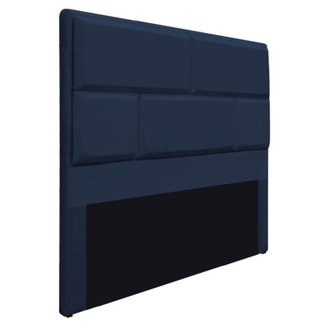 Cabeceira Queen Brick P02 160 cm para cama Box Suede - Doce Sonho Móveis CABECEIRA QUEEN CABECEIRA E