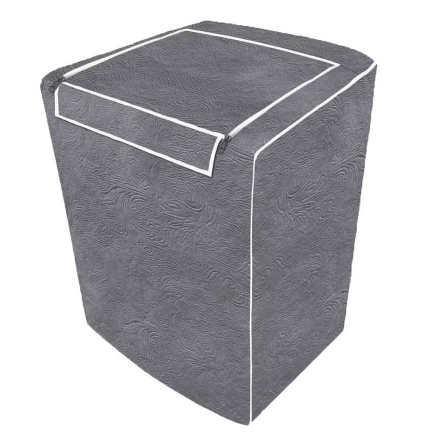 Capa Máquina Lavar Roupas Ziper 12 13 14 15 Kg Brastemp Electrolux Consul Cinza/g