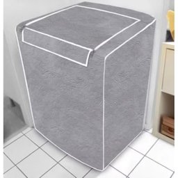 Capa Máquina Lavar Roupas Ziper 12 13 14 15 Kg Brastemp Electrolux Consul Cinza/g - 4