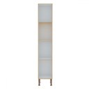 Ver imagem 2 de Paneleiro 1 Porta 3 Prateleiras Freijo/white Laca Brilho - Genialflex