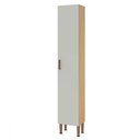 Ver imagem 1 de Paneleiro 1 Porta 3 Prateleiras Freijo/white Laca Brilho - Genialflex