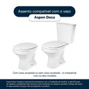 Ver imagem 5 de Tampa de Vaso Poliéster Decorada Borboletas Aspen Branco para Louça Deca