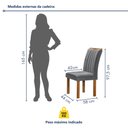 Ver imagem 3 de Mesa Kyra 120CMX90CM 4 Cadeiras Arizona Tampo Smart Plus Vidro Off White