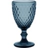 Taça Água 17x9x9cm 330ml Vidro Azul 6pç - 1
