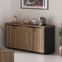 Ver imagem 4 de Jogo de Escritório Completo Bled Nogal Preto