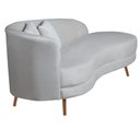 Ver imagem 2 de Chaise Longue Divã Emili 1,60 Veludo Bege Marfim - Star Confort