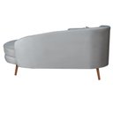 Ver imagem 4 de Chaise Longue Divã Emili 1,60 Veludo Bege Marfim - Star Confort