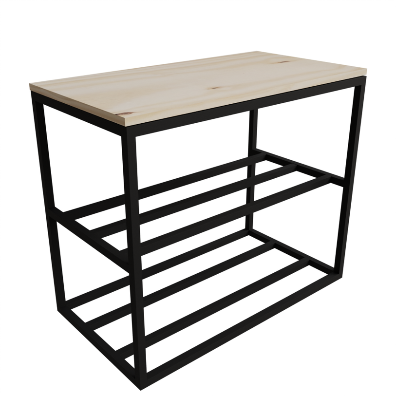 Ver imagem 4 de Banco Sapateira de Ferro Estilo e Funcionalidade 30x60cm