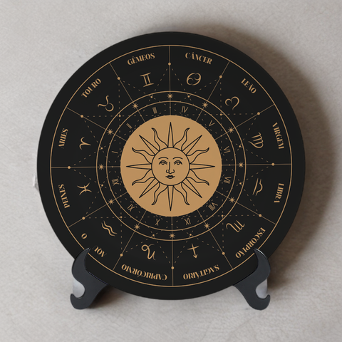 Prato de Porcelana 11cm - Zodíaco