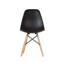 Ver imagem 7 de Conjunto Mesa de Jantar Eames Preta 70cm Redonda com 4 Cadeiras Eames Preta - La Mobilia