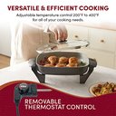 Ver imagem 6 de Elite Gourmet Eg2212 Frigideira Elétrica 7,5qt Antiaderente Cerâmica Preto