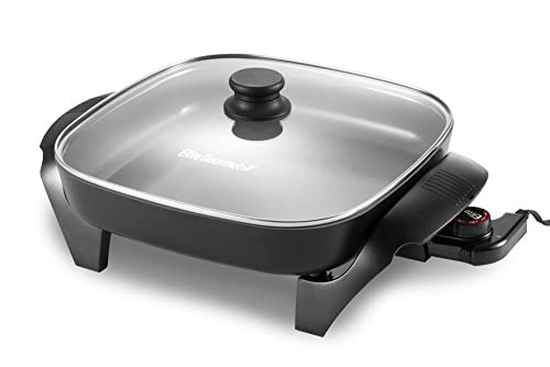 Elite Gourmet Eg2212 Frigideira Elétrica 7,5qt Antiaderente Cerâmica Preto