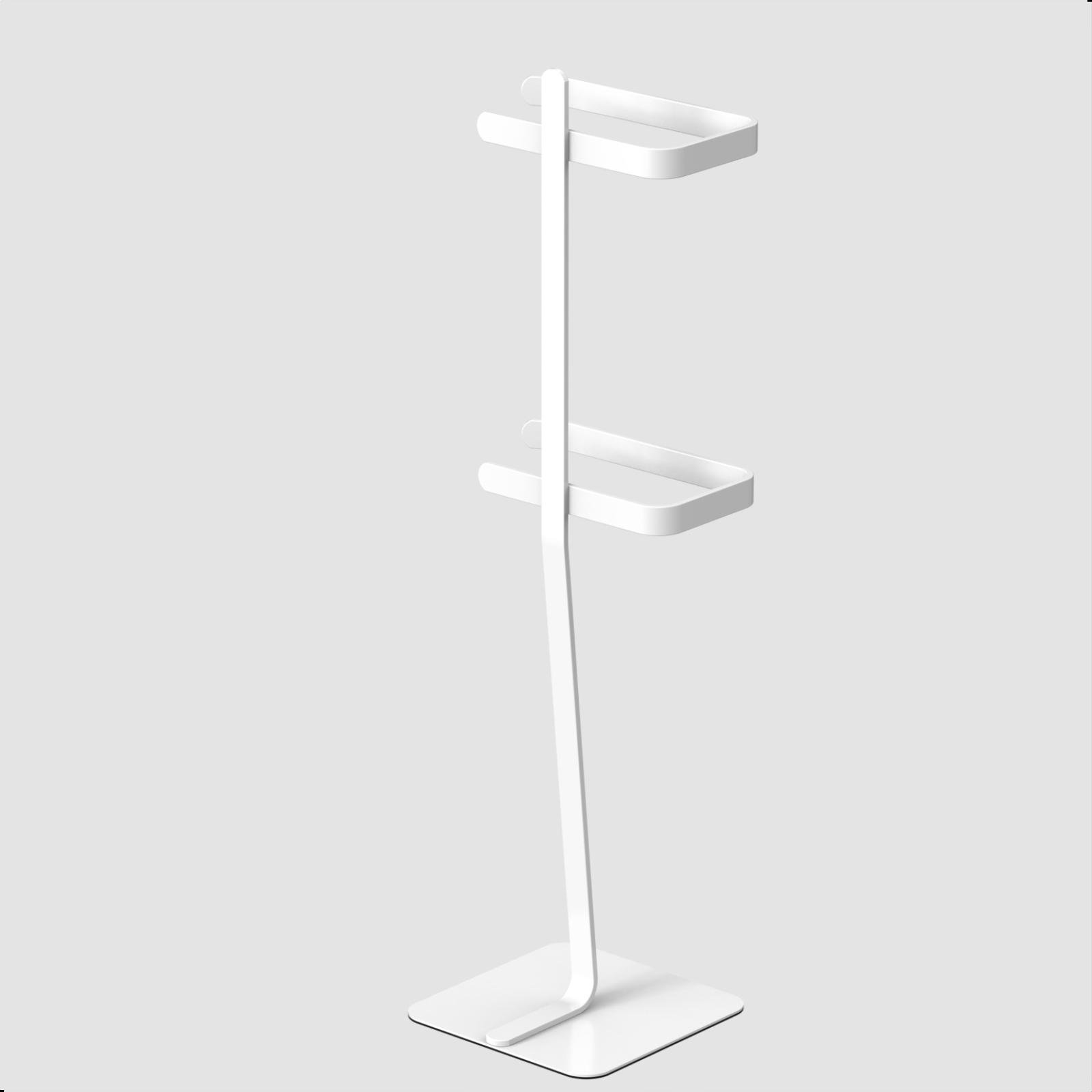 Suporte para Papel Higiênico de Chão Duplo Oslo Branco 50cm - 4