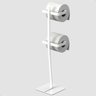 Suporte para Papel Higiênico de Chão Duplo Oslo Branco 50cm - 2