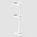 Ver imagem 3 de Suporte para Papel Higiênico de Chão Duplo Oslo Branco 50cm