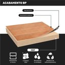 Ver imagem 2 de Kit 02 Gabinetes Armário Multiuso Ivy 60cm 100% Mdf Bp com 01 Gaveta Preto - Desk Design