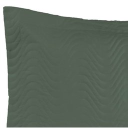 Kit Portas Travesseiros Gold Percal 200 Fios Algodão 50cm X 70cm 2 Peças - Verde Militar - 2