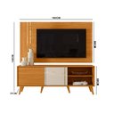 Ver imagem 5 de Painel Tv 60 Pol 160cm com Rack Bancada para Sala Hylon M20 - D’Rossi