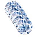 Ver imagem 1 de Kit Sousplat Rosas Azul - 6 Peças - com Base