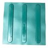 KIT 10 PÇS PISO TÁTIL PVC 25x25 DIRECIONAL VERDE - 1