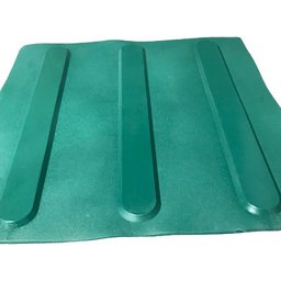 KIT 10 PÇS PISO TÁTIL PVC 25x25 DIRECIONAL VERDE - 2