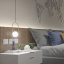 Ver imagem 3 de Lustre Pendente Jabuticaba Flórida Moderno 01 Lâmpada E27 Bivolt:Dourado Fosco