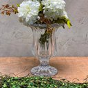 Ver imagem 5 de Jogo 6 Vasos Lyor Renaissance com Pé Vidro Flores 11x14,5cm Pequeno Decorativo