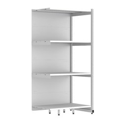 Rack Parede 202 Fit 60 Ate 3 Metros Branco 12 Bandeja Pe Branco - 3