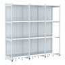 Rack Parede 202 Fit 60 Ate 3 Metros Branco 12 Bandeja Pe Branco - 1