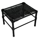 Ver imagem 1 de Mesa de Centro para Área Externa Retangular Bela em Fibra Sintética 60cm Acesse Móveis