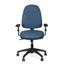 Ver imagem 2 de Cadeira de Escritório Marelli Active 705 Azul Turquesa com Estrutura Preta