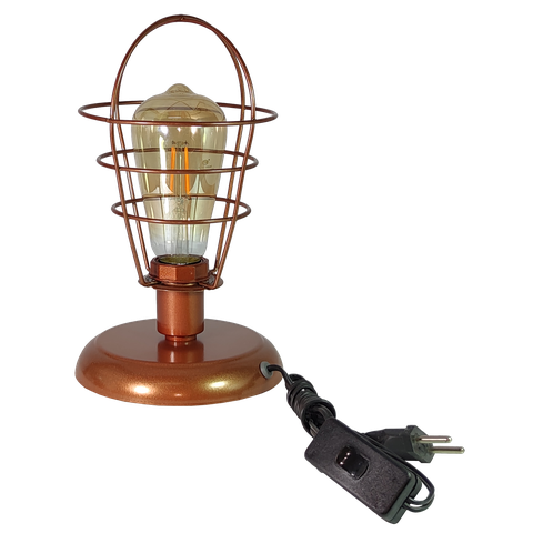 Abajur Aramado Lampshape Cobre Sala Quarto Cozinha Banheiro