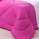 Ver imagem 3 de Enxoval Edredom + Jogo de Cama Queen Aconchego Premium 06 Peças Pink- Rosa Bebe