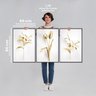Quadros Decorativos Floral Delicado 3 Telas 60x90cm para Sala Quarto Lavabo - 3