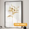 Quadros Decorativos Floral Delicado 3 Telas 60x90cm para Sala Quarto Lavabo - 4
