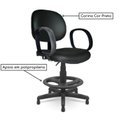 Ver imagem 2 de Cadeira Caixa Executiva Lisa com Braço Corsa - (Aranha Pmd) - Cor Preta - 35026